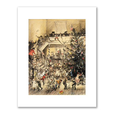 Merry Christmas (Yuletide Revels) by William Glackens