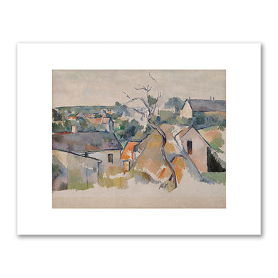 Paul Cezanne, The Rooftops, 1898, Dallas Museum of Art.  Photo © Bridgeman Images. Fine Art Prints in various sizes by Museums.Co