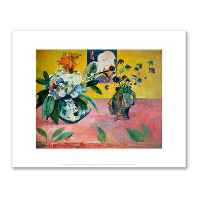 Paul Gauguin, Flowers and a Japanese Print, 1889, Private collection. Photo © Bridgeman Images. Fine Art Prints in various sizes by Museums.Co