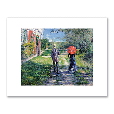 Gustave Caillebotte, The Path Uphill, 1881, Private Collection, Photo © Christie's Images / Bridgeman Images. Fine Art Prints in various sizes by Museums.Co