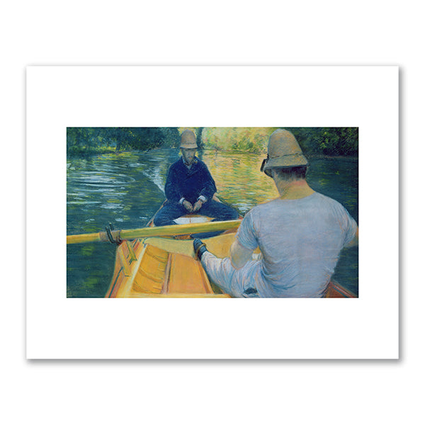 Gustave Caillebotte, Boaters on the Yerres, 1877, Private Collection. Photo © Bridgeman Images. Fine Art Prints in various sizes by Museums.Co