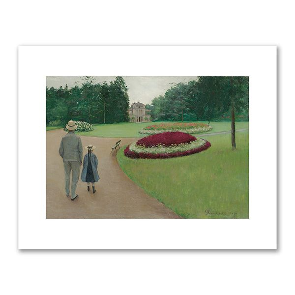 Gustave Caillebotte, The Park of the Caillebotte Property at Yerres, 1875, Private Collection. Photo © Christie's Images / Bridgeman Images. Fine Art Prints in various sizes by Museums.Co