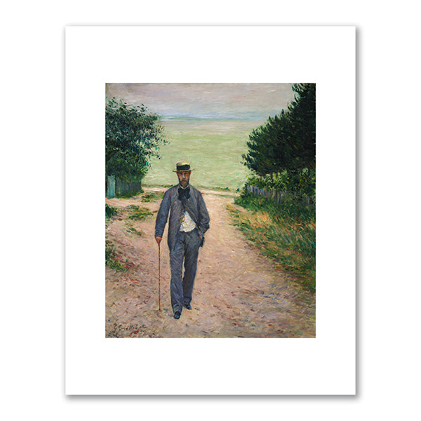 Gustave Caillebotte, A Walk by the Sea, 1885, Private Collection. Photo © Christie's Images / Bridgeman Images. Fine Art Pints in various sizes by Museums.Co