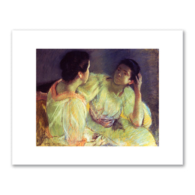 Mary Cassatt, The Conversation, 1896, Private Collection. Photo © Christie's Images / Bridgeman Images. Fine Art Prints in various sizes by Museums.Co
