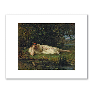 Berthe Morisot, Study at the water's edge, 1864, Private Collection. Photo © Christie's Images / Bridgeman Images. Fine Art Prints in various sizes by Museums.Co