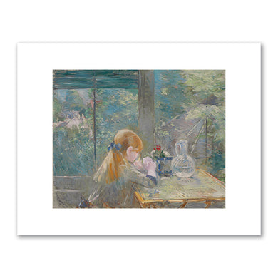 Berthe Morisot, On the Veranda (Dans la véranda), 1884, Private Collection. Photo © Bridgeman Images. Fine Art Prints in various sizes by Museums.Co