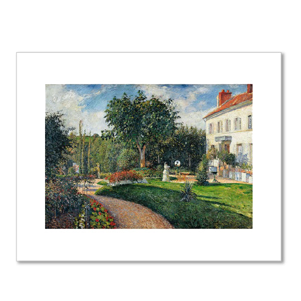 Camille Pissarro, The Garden of Les Mathurins at Pontoise, 1876, Nelson-Atkins Museum of Art, Kansas City, MO. Photo © NPL - DeA Picture Library/Bridgeman Images /J. E. Bulloz. Fine Art Prints in various sizes by Museums.Co