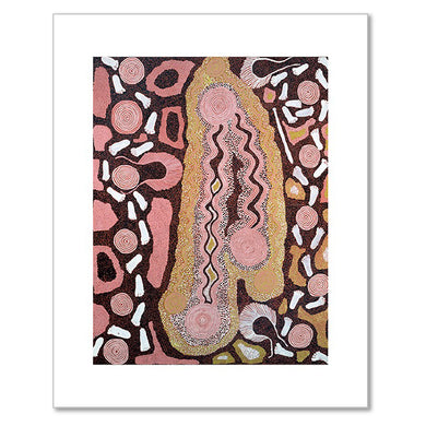 Anatjari Tjakamarra, Big Snake Dreaming, 1975, Corbally Stourton Contemporary Art, Australia. © Estate of Anatjari Tjakamarra /Aboriginal Artists Agency. Fine Art Prints in various sizes by Museums.Co