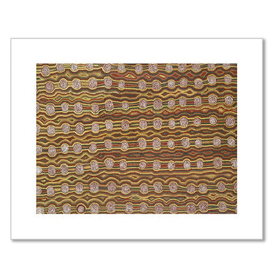 Ginger Tjakamarra, painted with the assistance of his wife Wingie Napaltjarri, Tingari Cycle, 1989, Corbally Stourton Contemporary Art, Australia. © Ginger Tjakamarra /Aboriginal Artists Agency. Photo © Corbally Stourton Contemporary Art, Australia / Bridgeman Images. Fine Art Prints in various sizes by Museums.Co