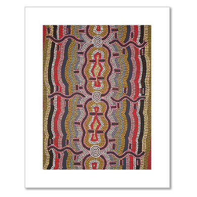 Clifford Possum Tjapaltjarri, Water Dreaming, 1982, Corbally Stourton Contemporary Art, Australia. © Estate of Clifford Possum Tjapaltjarri / Aboriginal Artists Agency. Photo © Corbally Stourton Contemporary Art, Australia / Bridgeman Images. Fine Art Prints in various sizes by Museums.Co