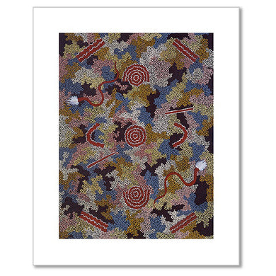 Clifford Possum Tjapaltjarri, Men's Dreaming, 1990, Corbally Stourton Contemporary Art, Australia. © Estate of Clifford Possum Tjapaltjarri / Aboriginal Artists Agency. Photo © Corbally Stourton Contemporary Art, Australia / Bridgeman Images. Fine Art Prints in various sizes by Museums.Co