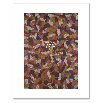 Clifford Possum Tjapaltjarri, Goanna Dreaming, 1988, Corbally Stourton Contemporary Art, Australia. © Estate of Clifford Possum Tjapaltjarri / Aboriginal Artists Agency. Photo © Corbally Stourton Contemporary Art, Australia / Bridgeman Images. Fine Art Prints in various sizes by Museums.Co