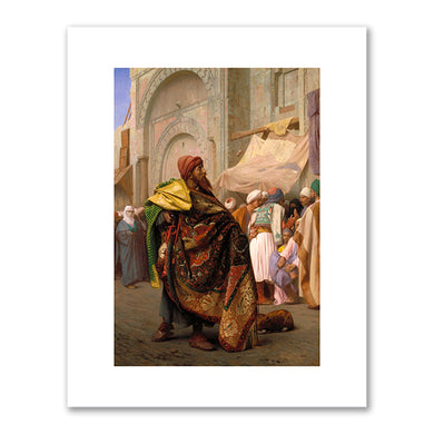 Jean-Léon Gérôme, The Carpet Merchant of Cairo, 1869, Brooklyn Museum. Fine Art Prints in various sizes by Museums.Co