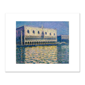 Claude Monet, The Doge’s Palace, 1908, Brooklyn Museum. Fine Art Prints in various sizes by Museums.Co