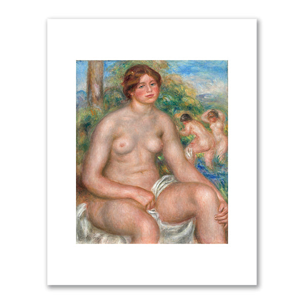 Pierre-Auguste Renoir, Seated Bather (Baigneuse assise), 1914, The Art Institute of Chicago. Fine Art Prints in various sizes by Museums.Co
