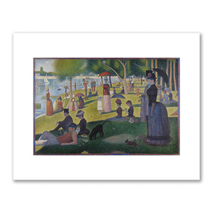 Georges Seurat, A Sunday on La Grande Jatte - 1884, 1884-86, The Art Institute of Chicago. Fine Art Prints in various sizes by Museums.Co