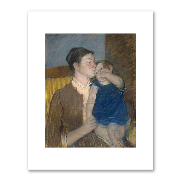 Mary Cassatt, Mother’s Goodnight Kiss, 1888, The Art Institute of Chicago. Fine Art Prints in various sizes by Museums.Co