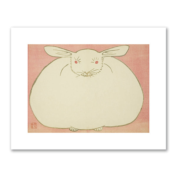 Yabu Chosui, Portrait of a Rabbit, 1867, The Art Institute of Chicago. Fine Art Prints in various sizes by Museums.Co