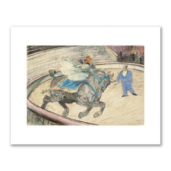 Henri de Toulouse-Lautrec, At the Circus: Work in the Ring, 1899, The Art Institute of Chicago. Fine Art Prints in various sizes by Museums.Co