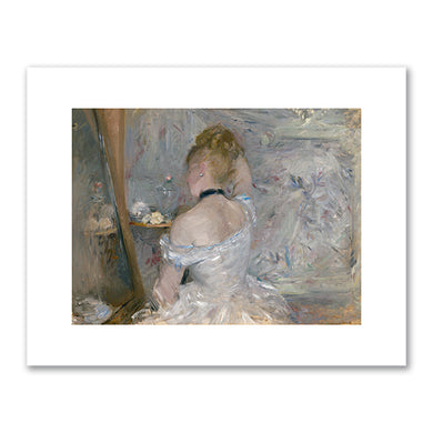 Berthe Morisot, Woman at Her Toilette, 1870–1880, The Art Institute of Chicago. Fine Art Prints in various sizes by Museums.Co