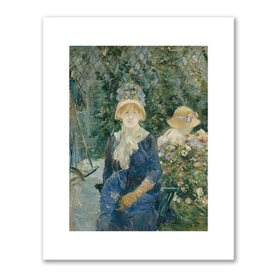 Berthe Morisot, Woman in a Garden, 1882–1883, The Art Institute of Chicago. Fine Art Prints in various sizes by Museums.Co