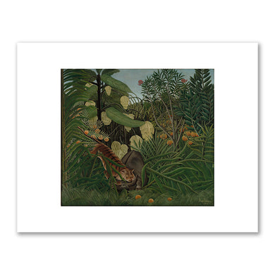 Henri Rousseau, Fight between a Tiger and a Buffalo, 1908, The Cleveland Museum of Art. Fine Art Prints in various sizes by Museums.Co