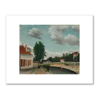 Henri Rousseau, Outskirts of Paris, c. 1897–190, Cleveland Museum of Art. Fine Art Prints in various sizes by Museums.Co
