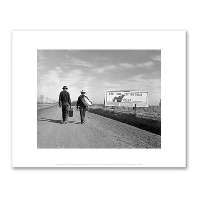 Dorothea Lange, Toward Los Angeles, California, 1937, Fine Art Prints in various sizes by Museums.Co