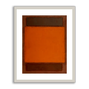 Mark Rothko, Orange, Brown, 1963, Detroit Institute of Arts. Framed Fine Art Prints in various sizes by Museums.Co