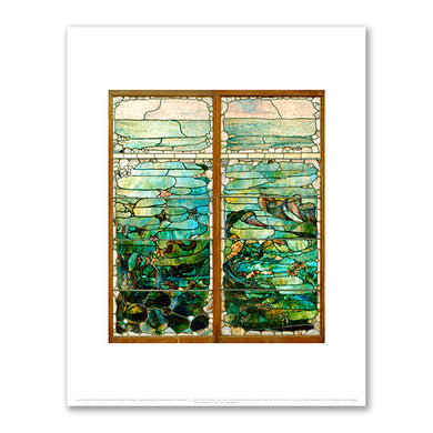 Louis Comfort Tiffany, Window with Starfish (
