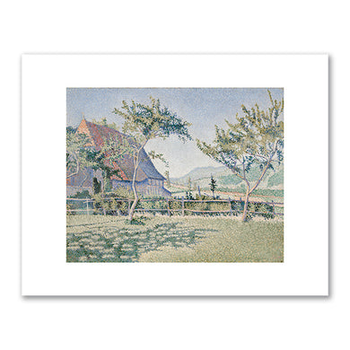 Paul Signac, Comblat-le-Château, the Meadow (Le pré), Opus 161, June-July 1887, Dallas Museum of Art. Fine Art Prints in various sizes by Museums.Co