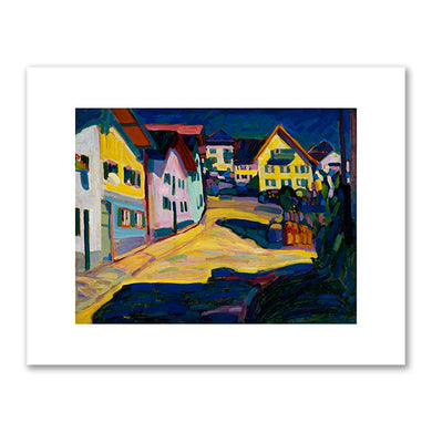 Wassily Kandinsky, Murnau Burggrabenstrasse 1, 1908, Dallas Museum of Art. Fine Art Prints in various sizes by Museums.Co