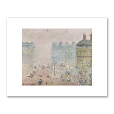 Camille Pissarro, Place du Théâtre Français: Fog Effect, 1897, Dallas Museum of Art. Fine Art Prints in various sizes by Museums.Co