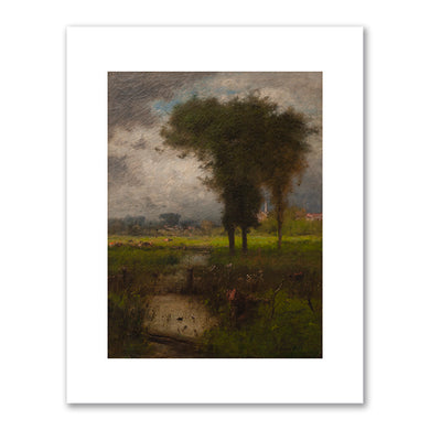 George Inness, Summer, Montclair, 1887, Fenimore Art Museum, Cooperstown, New York. Fine Art Prints in various sizes by Museums.Co