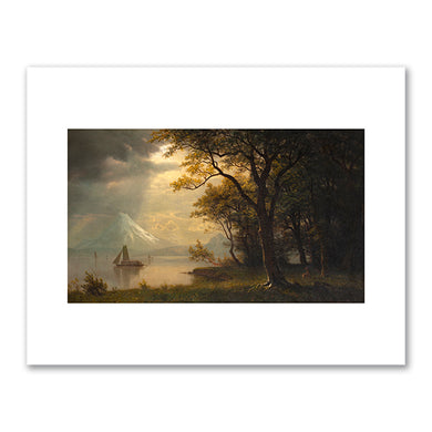 Albert Bierstadt, Mount Hood, Columbia River, 1870, Fenimore Art Museum, Cooperstown, New York. Fine Art Prints in various sizes by Museums.Co