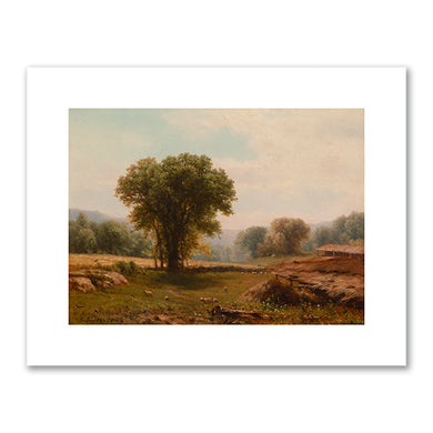 George Inness, Landscape With Sheep, 1858, Fenimore Art Museum, Cooperstown, New York. Fine Art Prints in various sizes by Museums.Co