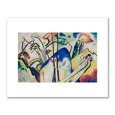 Wassily Kandinsky, Composition IV, 1911, Kunstsammlung Nordrhein-Westfalen, Düsseldorf. Fine Art Prints in various sizes by Museums.Co