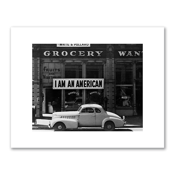 Dorothea Lange, Japanese American-Owned Grocery Store, Oakland, California, March 1942, Library of Congress. Fine Art Prints in various sizes by Museums.Co