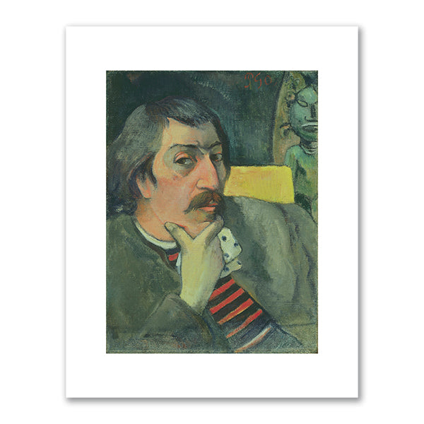 Paul Gauguin, Portrait of the artist with the idol (Autoportrait à l’idole), c. 1893, The McNay Art Museum, San Antonio. Fine Art Prints in various sizes by Museums.Co