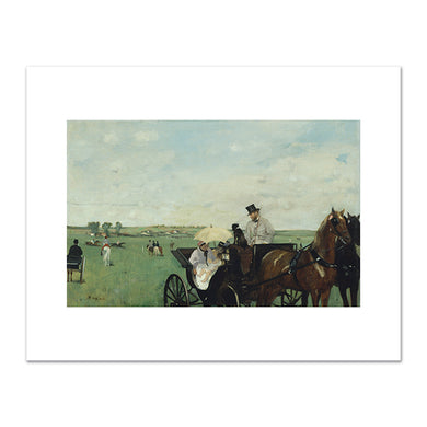 Edgar Degas, At the Races in the Countryside, 1895, Museum of Fine Arts, Boston. Fine Art Prints in various sizes by Museums.Co
