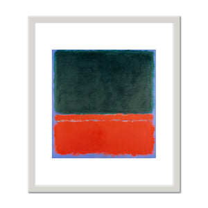 Mark Rothko, Green, Red, Blue, 1955, Framed Fine Art Prints in various sizes by Museums.Co