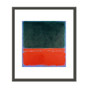 Mark Rothko, Green, Red, Blue, 1955, Framed Fine Art Prints in various sizes by Museums.Co