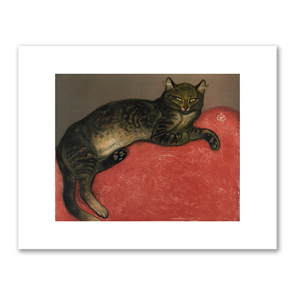 Théophile-Alexandre  Steinlen, Winter: Cat on a Cushion, 1909, The Minneapolis Institute of Arts. Fine Art Prints in various sizes by Museums.Co