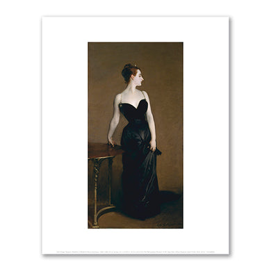 John Singer Sargent, Madame X (Madame Pierre Gautreau), 1883–1884, The Metropolitan Museum of Art, New York. Fine Art Prints in various sizes by Museums.Co