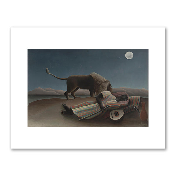 Henri Rousseau, The Sleeping Gypsy, 1897, The Museum of Modern Art, New York, NY. Fine Art Prints in various sizes by Museums.Co