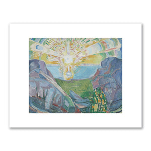 Edvard Munch, The Sun, 1912, Munchmuseet, Oslo, Norway. Fine Art Prints in various sizes by Museums.Co