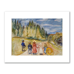 The Fairytale Forest by Edvard Munch