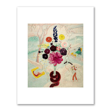 Birthday Bouquet (Flowers with Snake) by Florine Stettheimer