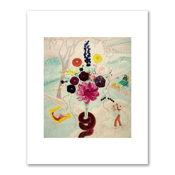 Birthday Bouquet (Flowers with Snake) by Florine Stettheimer