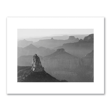 Ansel Adams, View with Rock Formation in Foreground, 